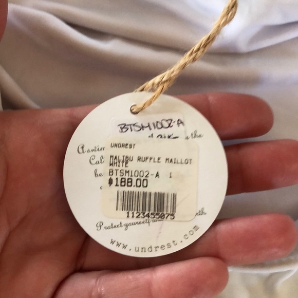 Undrest strapless one piece swimsuit size 1/small - Picture 3 of 3